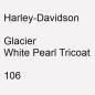 Preview: Harley-Davidson, Glacier White Pearl Tricoat, 106.